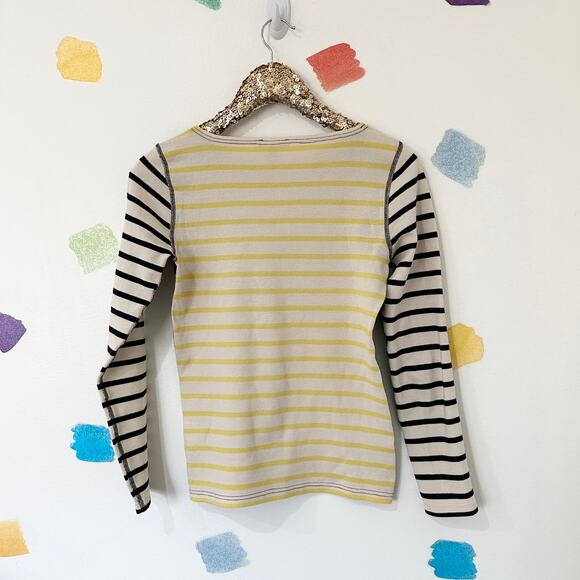 S J.Crew Tri-Color Striped Light Long Sleeved Cotton Sweater - Picture 2 of 4